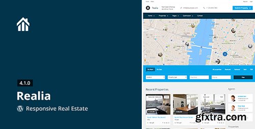 ThemeForest - Realia v4.1.0 - Responsive Real Estate WordPress Theme - 4789838