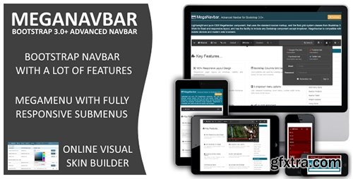 CodeCanyon - MegaNavbar v2.2.0 - Advanced Mega Menu for Bootstrap 3.0+ - 8516895