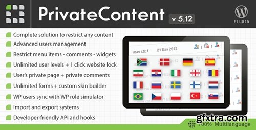 CodeCanyon - PrivateContent v5.12 - Multilevel Content Plugin - 1467885