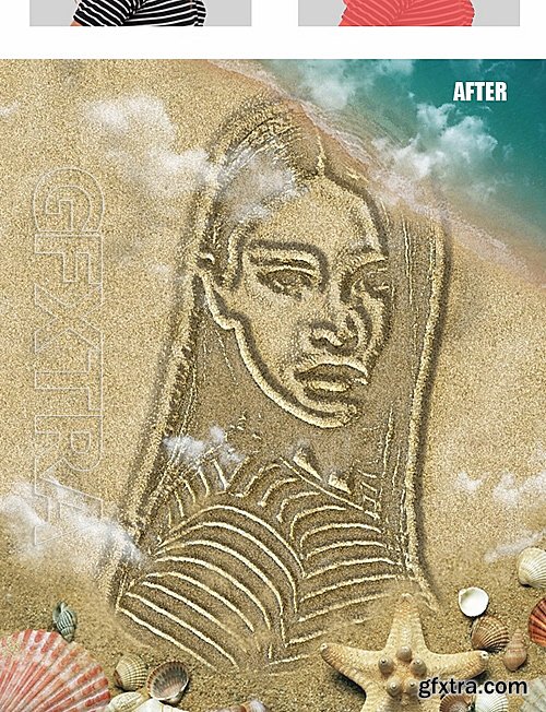 GraphicRiver - Draw in Sand Photoshop Action 16544305