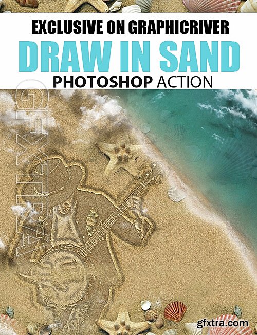 GraphicRiver - Draw in Sand Photoshop Action 16544305