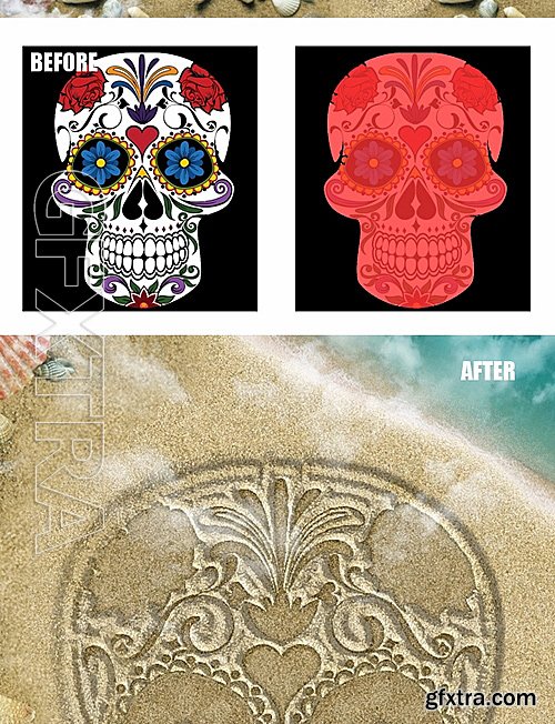 GraphicRiver - Draw in Sand Photoshop Action 16544305