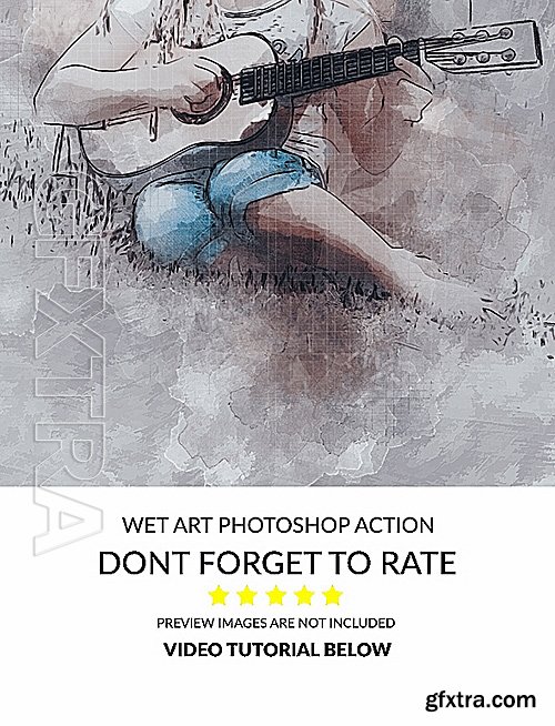 GraphicRiver - Wet Art Photoshop Action 16545939