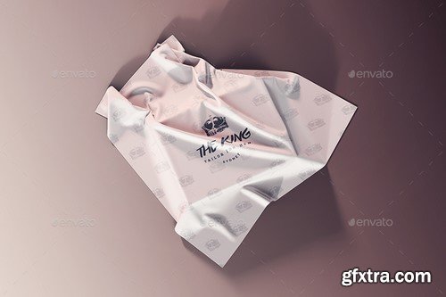 Graphicriver - Logo Mockup on Covered Box with Fabric - 16729532