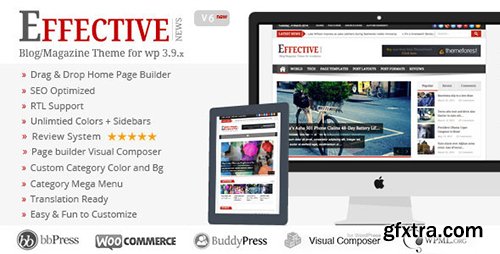 ThemeForest - Effective News v6.1.1.1 - Responsive WP News Magazine blog - 4724902