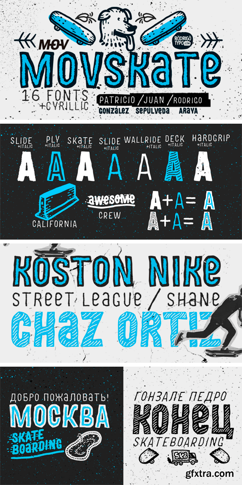 MOVSKATE Font Family