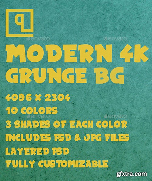 GraphicRiver - Modern 4K Grunge Backgrounds 10815889