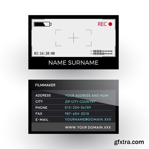 Business cards 1-7 EPS