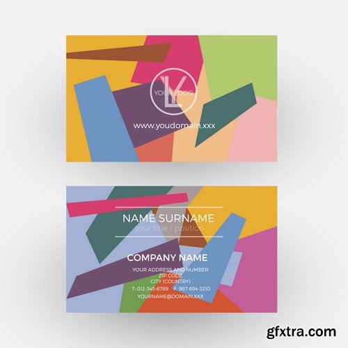 Business cards 1-7 EPS