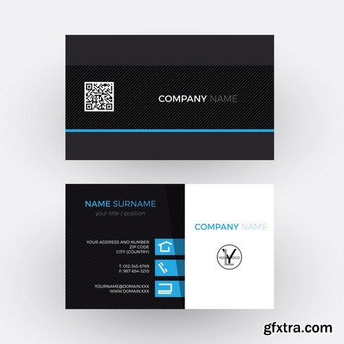 Business cards 1-7 EPS