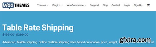 WooThemes - WooCommerce Table Rate Shipping v3.0.1