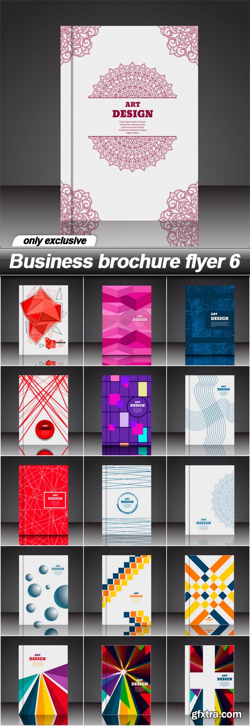 Business brochure flyer 6 - 16 EPS