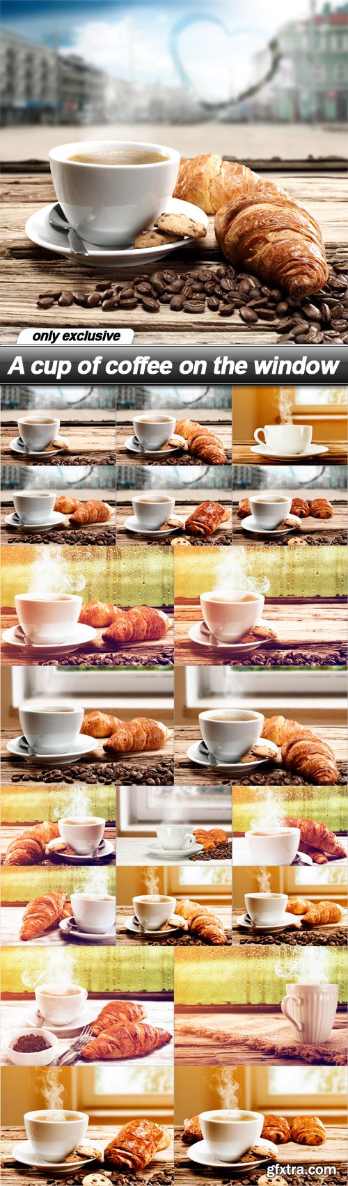 A cup of coffee on the window - 20 UHQ JPEG