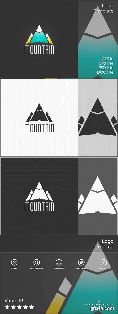 CM - Mountain Logo Symbol 73769