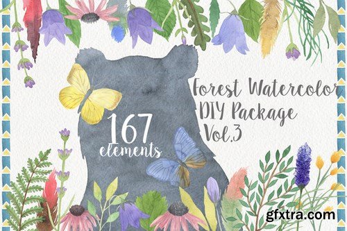 CM - Forest Watercolor DIY 258496