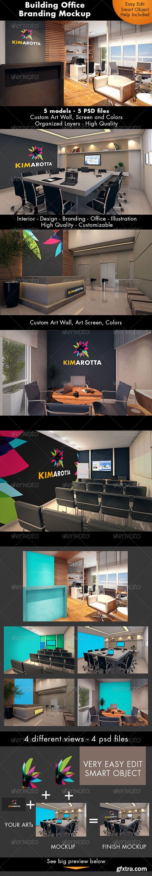 GraphicRiver Building Office Branding Mockup 8787320