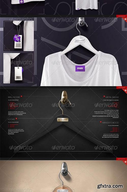 GraphicRiver Loose Shirt 5 Scenes Mock-up 7819730