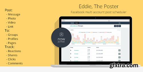 CodeCanyon - Eddie, The Poster v1.2.0 - Facebook multi account post scheduler - 16205387