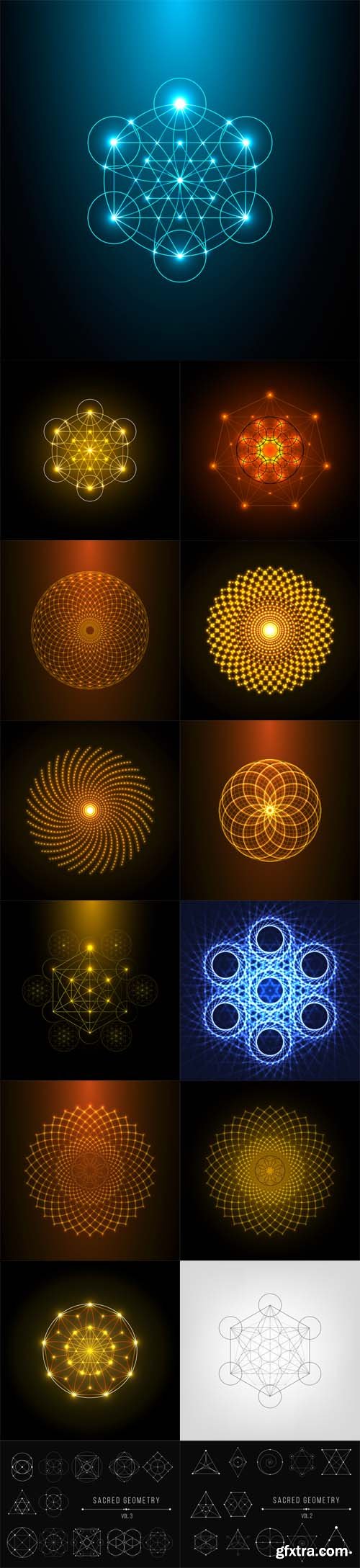 Vector Set - Sacred Geometry Illustrations