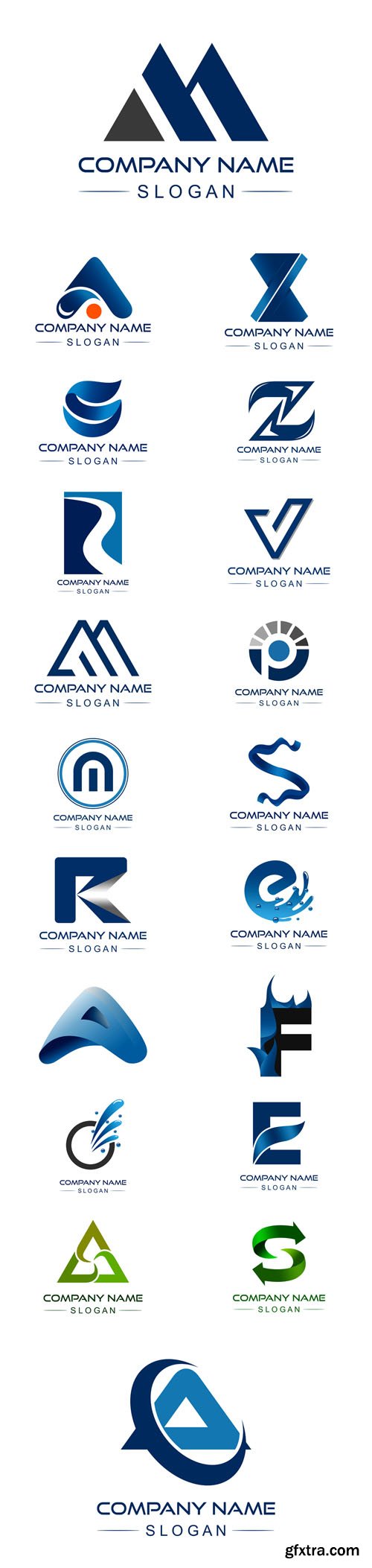 Vector Set - Letters Logos Design