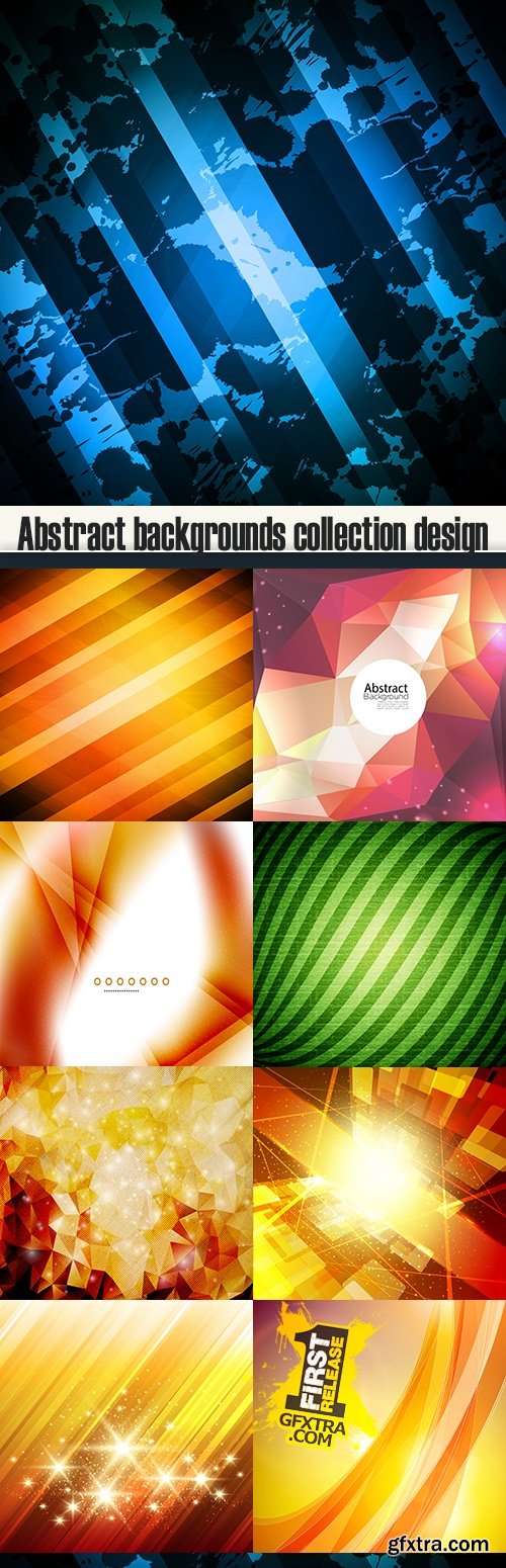 Abstract backgrounds collection design