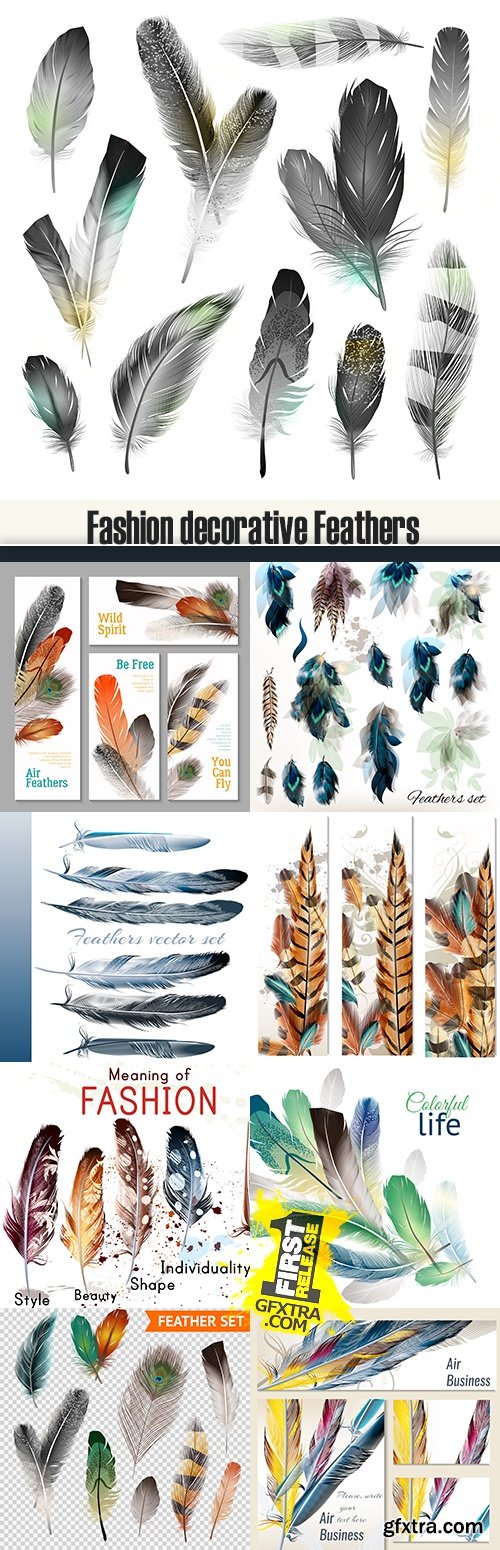 Fashion decorative Feathers