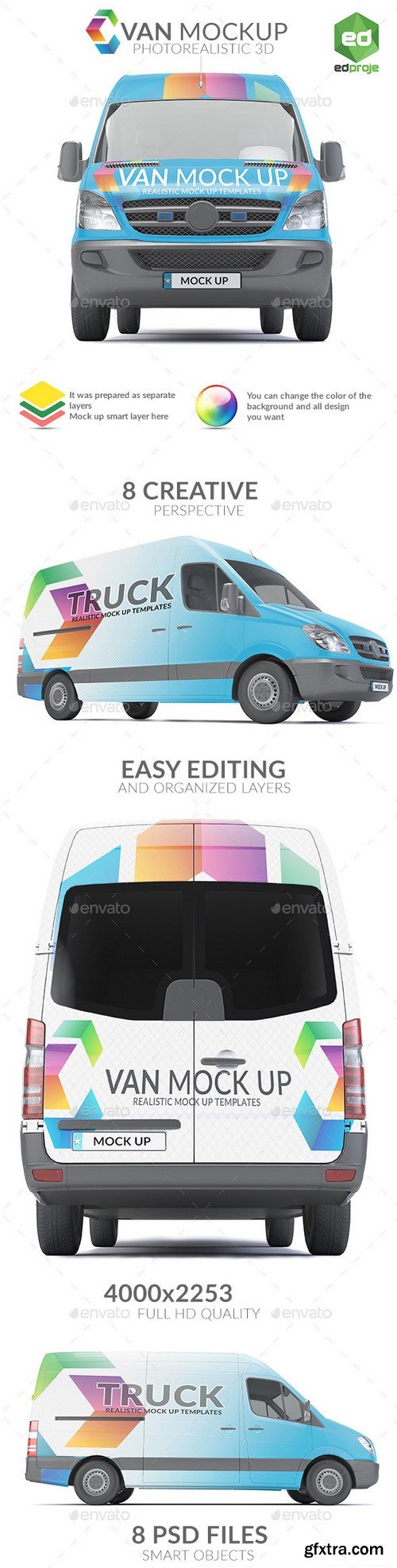 GraphicRiver -  Van Mock Up - Set 01 - 16701917