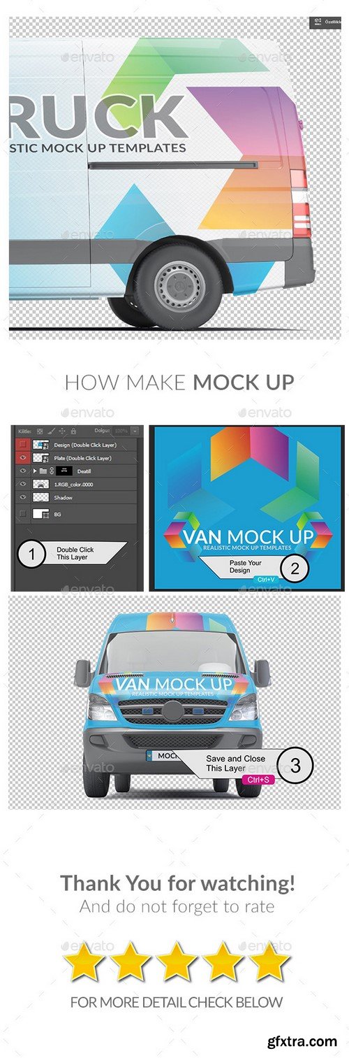 GraphicRiver -  Van Mock Up - Set 01 - 16701917