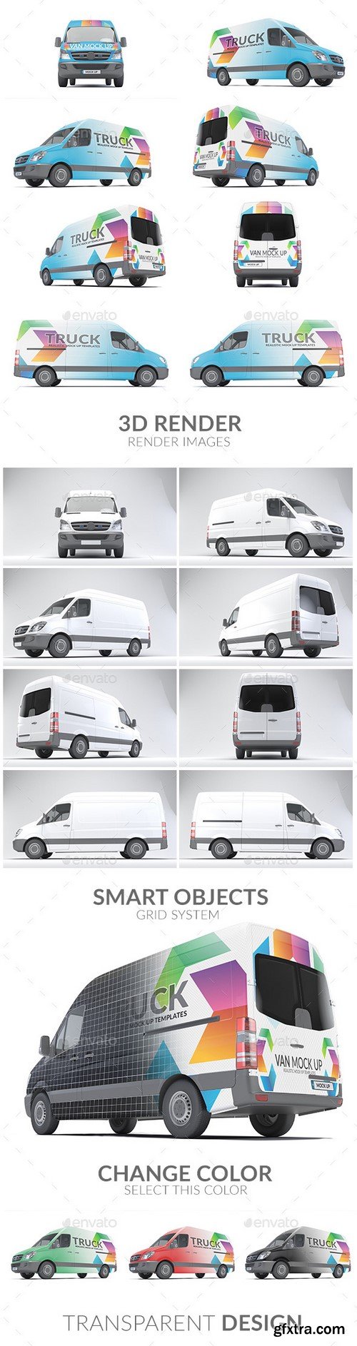 GraphicRiver -  Van Mock Up - Set 01 - 16701917