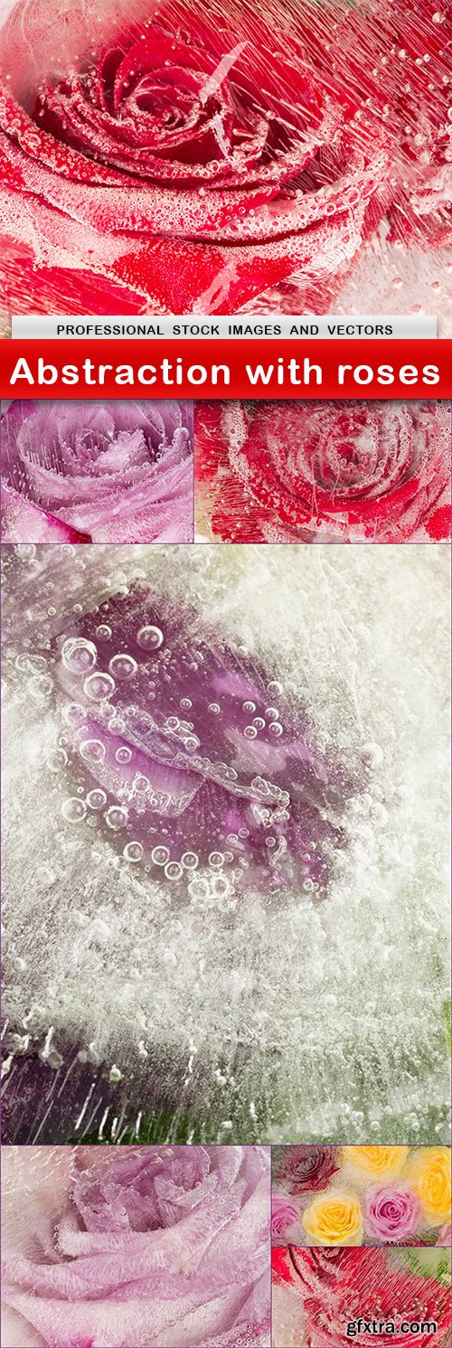 Abstraction with roses - 7 UHQ JPEG