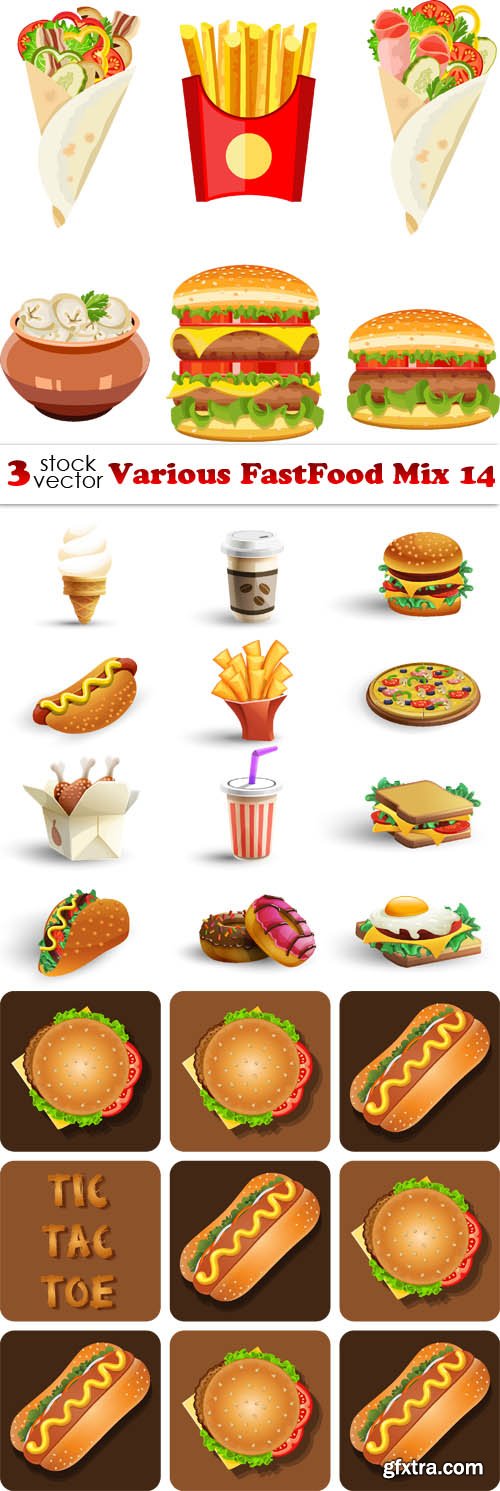 Vectors - Various FastFood Mix 14