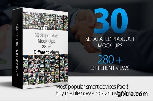 30 Photorealistic Mockups 280+ Views 750537 Value - $290