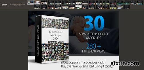 30 Photorealistic Mockups 280+ Views 750537 Value - $290