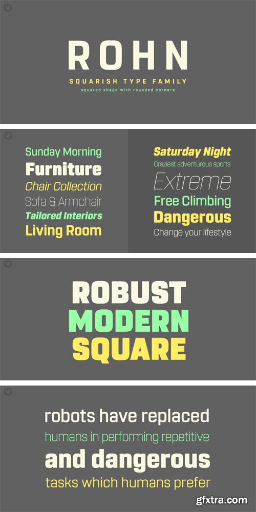 Rohn Font Family