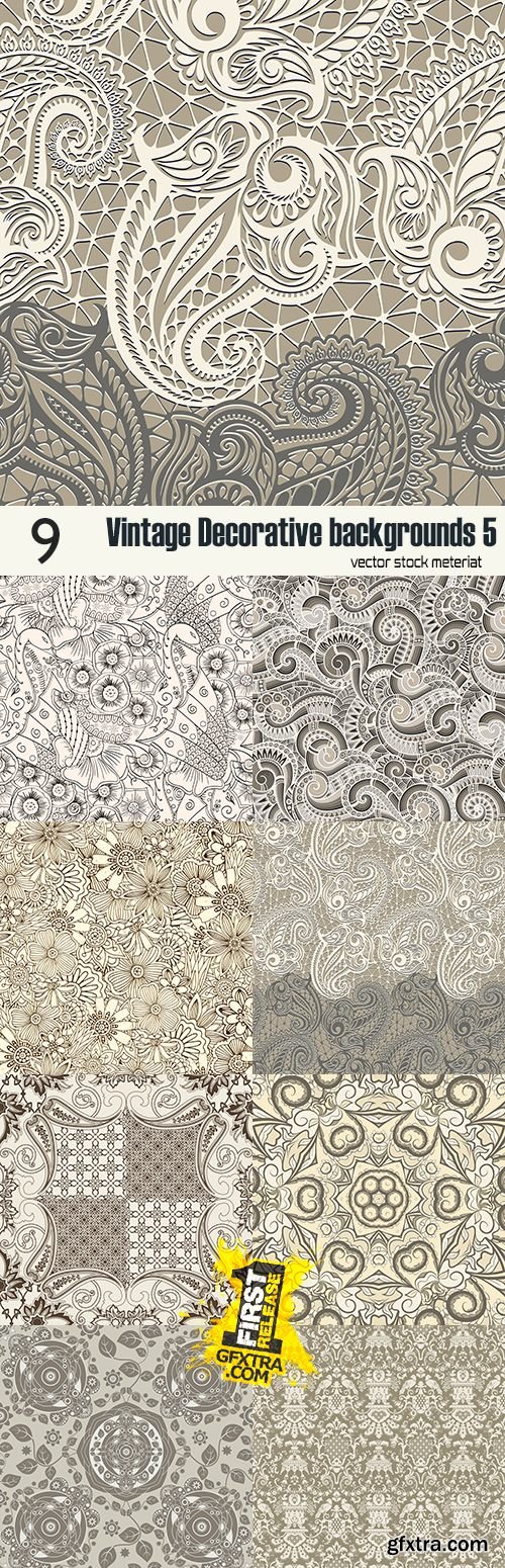 Vintage Decorative backgrounds 5