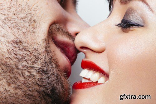 Man and woman lips wants to kiss 8x JPEG