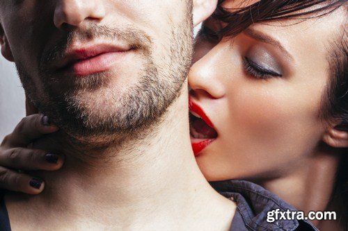 Man and woman lips wants to kiss 8x JPEG