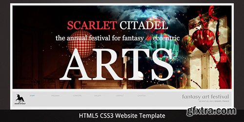 ThemeForest - Scarlet Citadel v1.0 - Bright Scrollable Event Web Flyer - 2710903