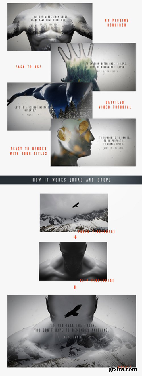 Videohive Double Exposure Quotes 14433634