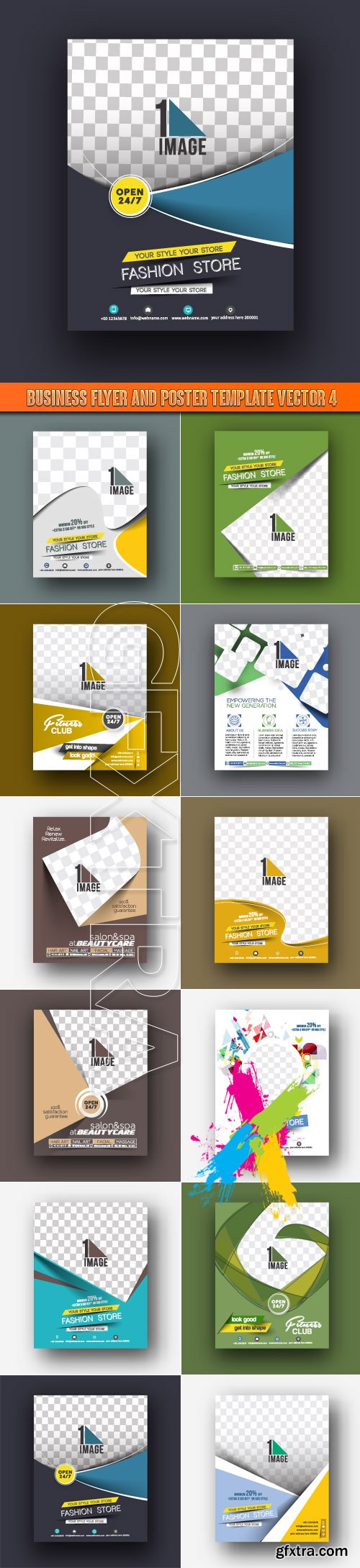 Business Flyer and Poster Template Vector 4