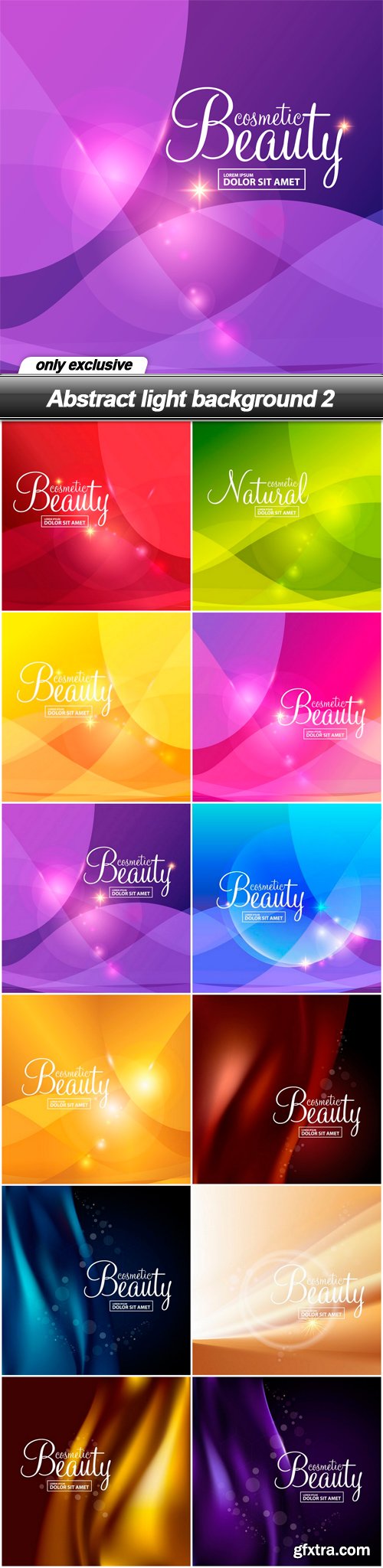 Abstract light background 2 - 12 EPS