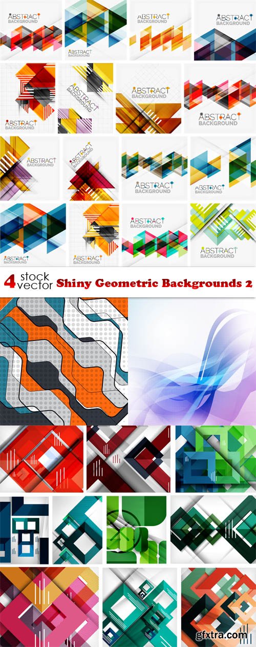 Vectors - Shiny Geometric Backgrounds 2