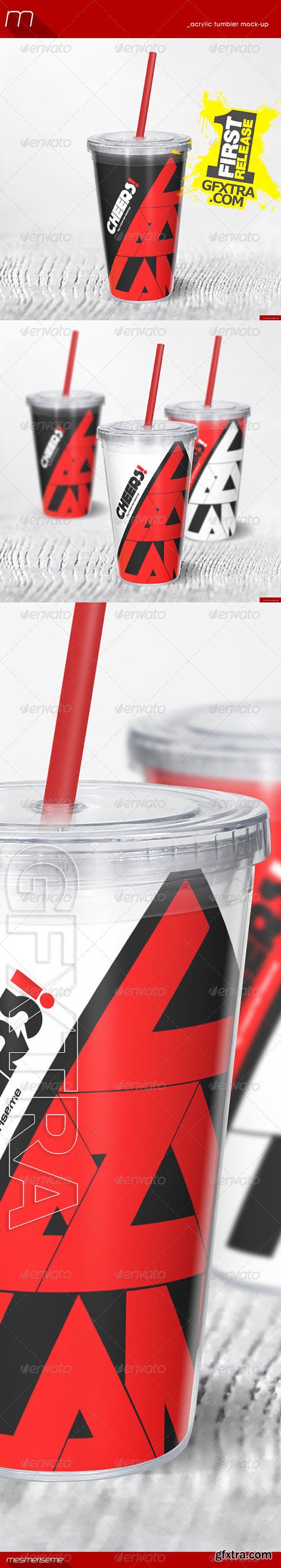 Graphicriver - Acrylic Tumbler Mock-up 8218131