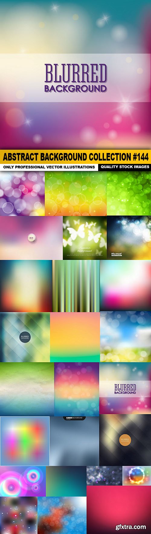 Abstract Background Collection #144 - 25 Vector