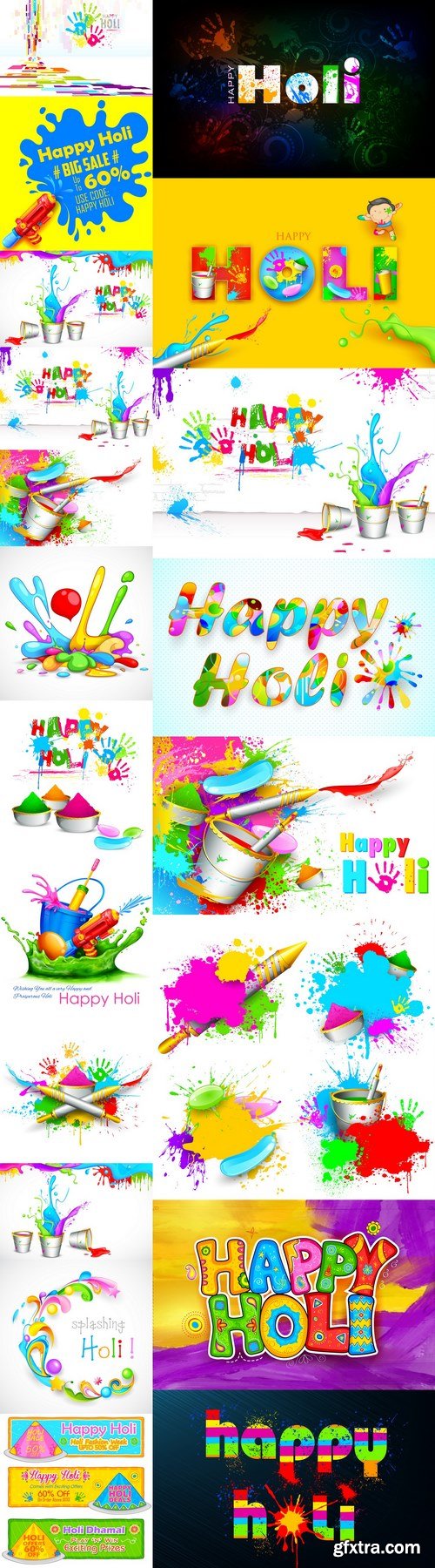 Happy Holi background 2