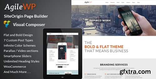 ThemeForest - Agile v4.1 - Multi-Purpose App Showcase WordPress Theme - 6631729