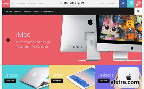 iShop OpenCart Template - TM 57539