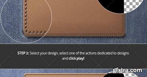 Graphicriver - Leather Badge Generator - Photoshop Actions 8376002