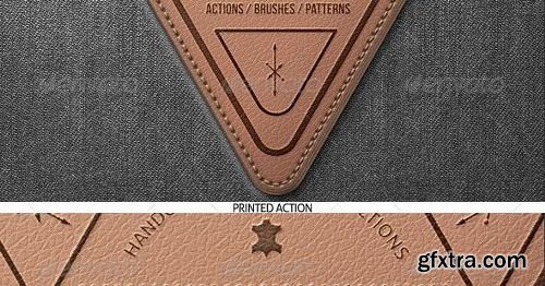 Graphicriver - Leather Badge Generator - Photoshop Actions 8376002