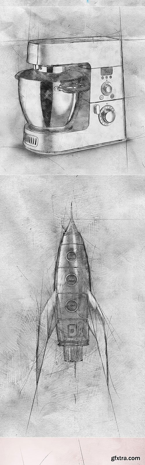 GraphicRiver - Tech Sketch Photoshop Action - 16777317